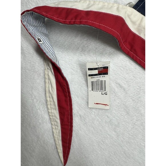 Vintage 90s Tommy Hilfiger American Flag Halter Top Women's Large Reversible NWT - Picture 4 of 14